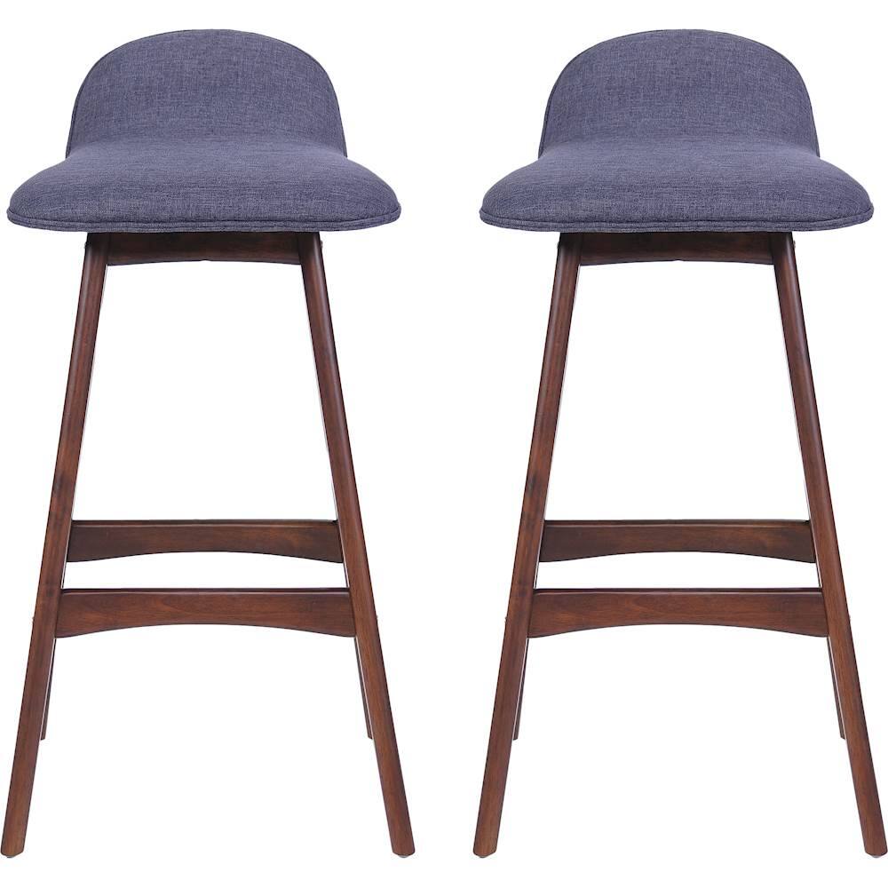 Noble House - Branson Barstools (Set of 2) - Charcoal - Front_Zoom