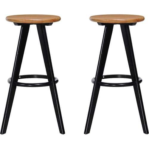 Noble House - Bridgeport Barstools (Set of 2) - Natural