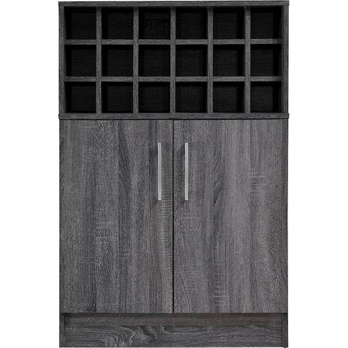 Noble House - Lakeview Wine & Bar Cabinet - Sonoma Gray Oak