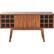 Front. Noble House - Afton Mid Century Bar Cabinet - Light Oak.