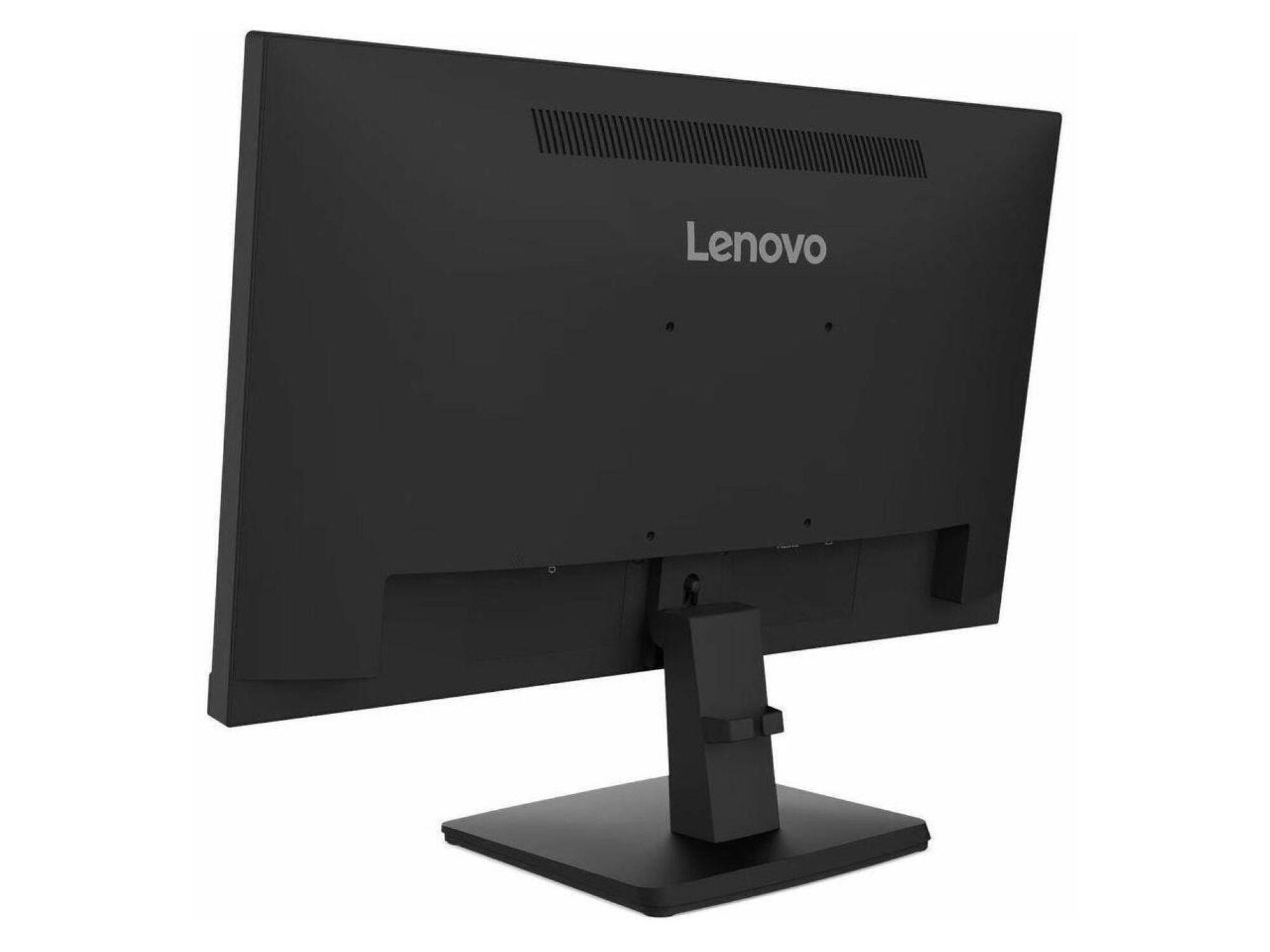 Back. Lenovo - Lenovo - ThinkVision 21.5" IPS LED FHD 48Hz - 100Hz Monitor (HDMI, VGA) - Raven Black - Raven Black.