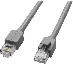 Insignia™ - 14' Cat-6 Ethernet Cable - Gray - Front_Zoom