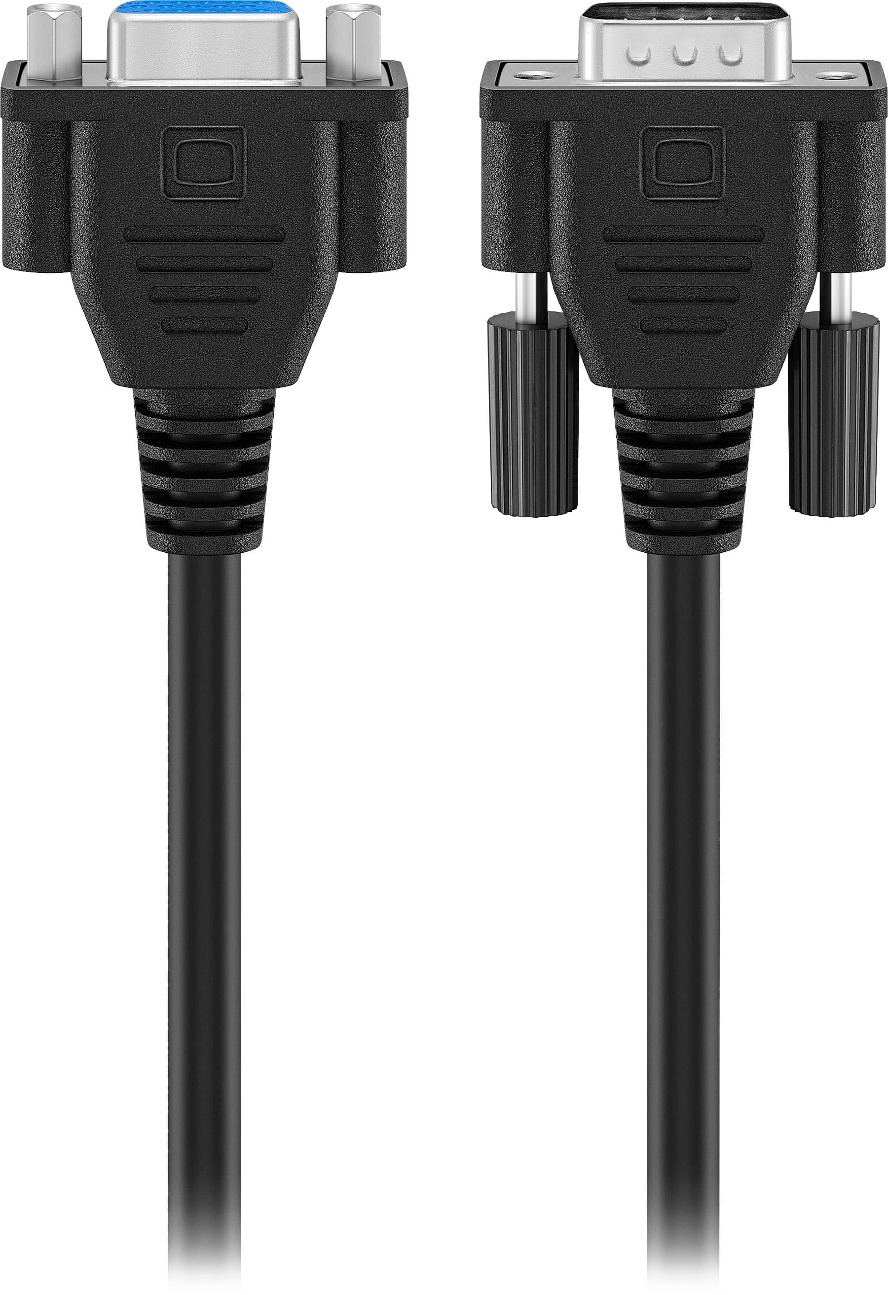 Front. Insignia™ - 10' PC Monitor Extension Cable - Black.