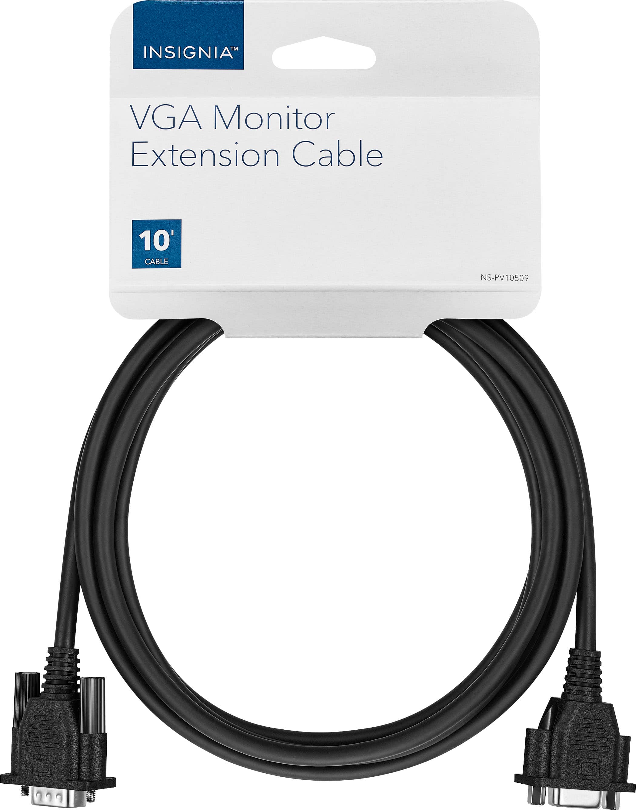 Insignia VGA Monitor Extension Cable 10' Cable NS-PV10509