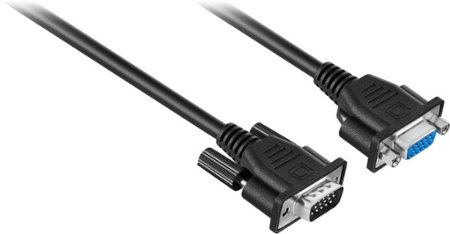 Insignia™ - 10' PC Monitor Extension Cable - Black_1