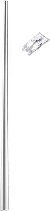 Front. Bertazzoni - Trim Kit for Professional Series REF36PIXL Refrigerator/Freezer - Stainless Steel.
