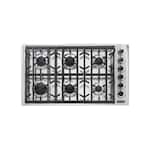 Viking - Professional 5 Series 36.7" Gas Cooktop - Stainless Steel
