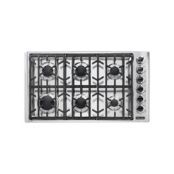 Viking - Professional 5 Series 36.7" Gas Cooktop - Stainless steel - Front_Zoom