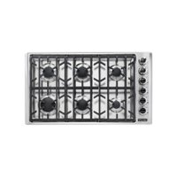 Viking - Professional 5 Series 36.7" LP Gas Cooktop - Stainless Steel - Front_Zoom