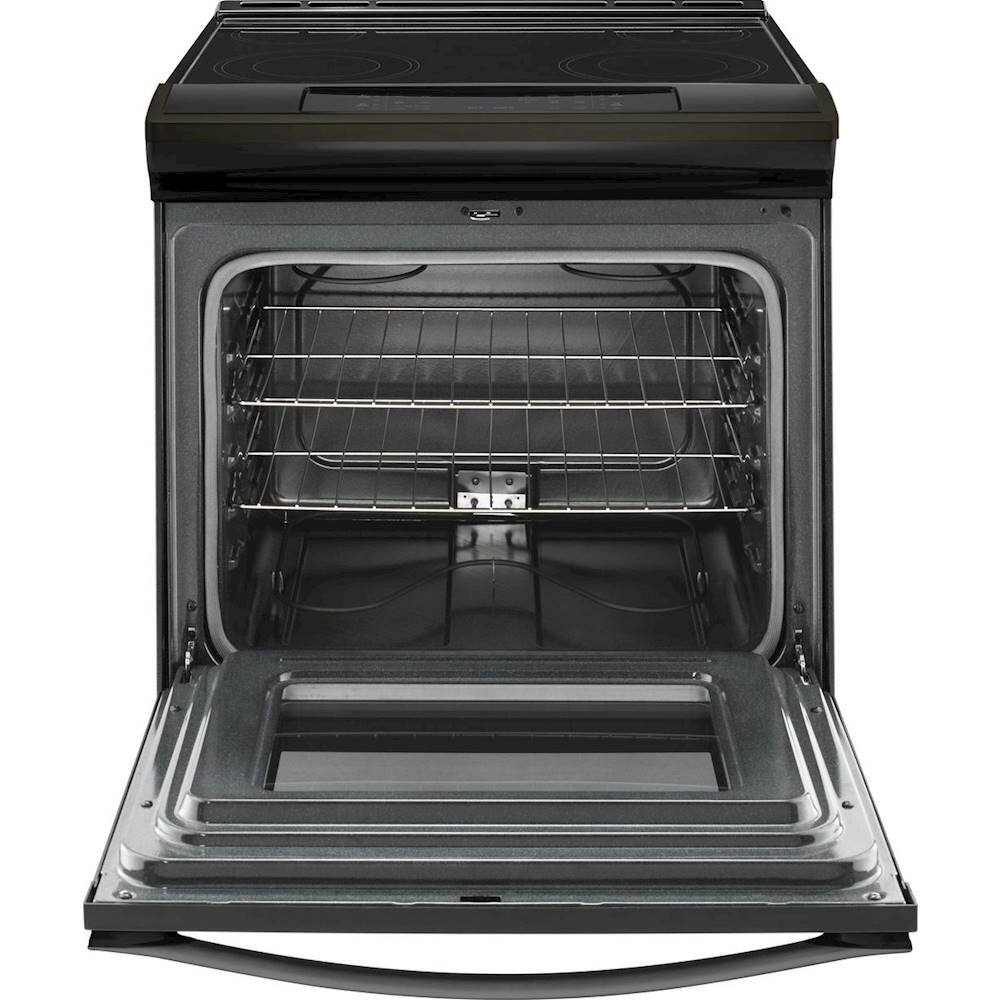 Alt View 11. Whirlpool - 4.8 Cu. Ft. Self-Cleaning Slide-In Electric Range - Black Stainless Steel.