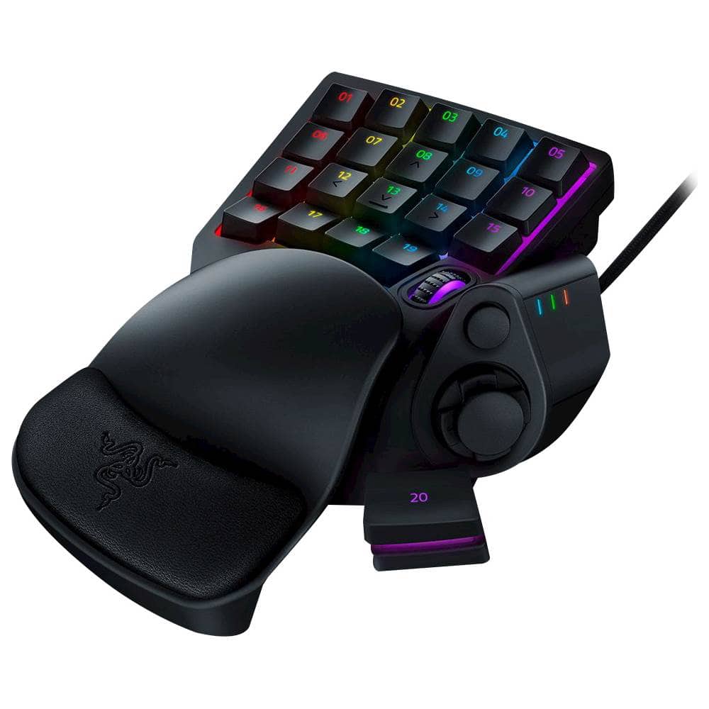 Alt View 12. Razer - Tartarus V2 Wired Gaming Mecha-Membrane Keypad with Chroma Back Lighting for PC - Black.