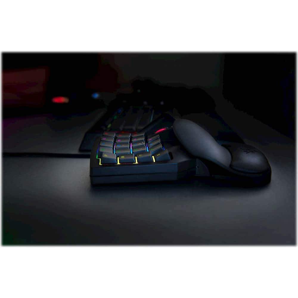 Alt View 18. Razer - Tartarus V2 Wired Gaming Mecha-Membrane Keypad with Chroma Back Lighting for PC - Black.