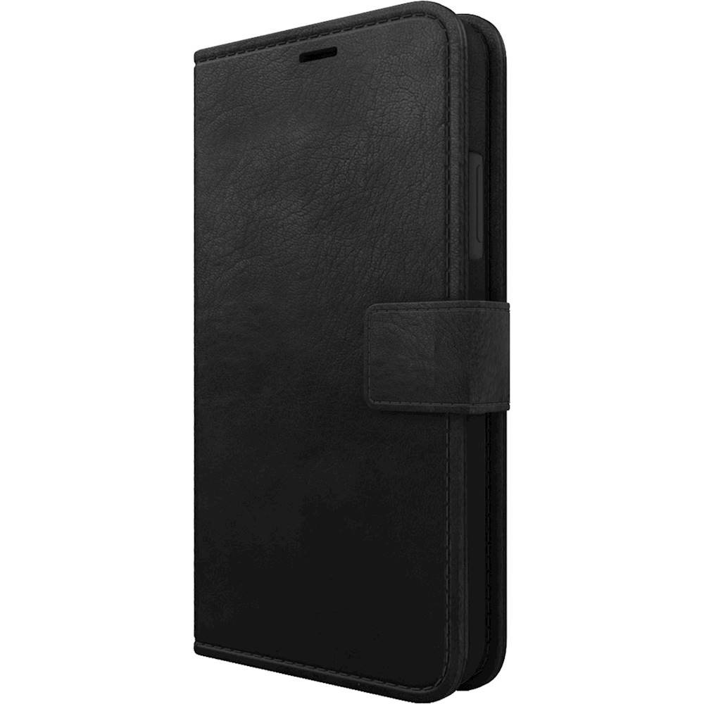 polo book wallet case for apple iphone x and xs - black