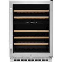 Dacor - Heritage 46-Bottle Built-In Wine Cellar - Stainless Steel - Front_Zoom