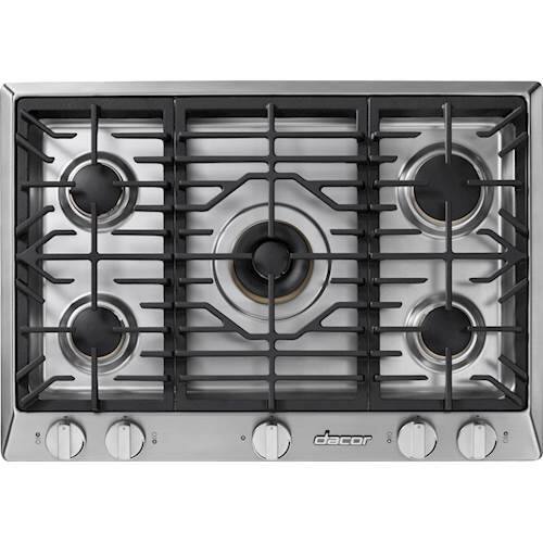 Best Buy Dacor Heritage 30" BuiltIn Gas Cooktop Stainless steel