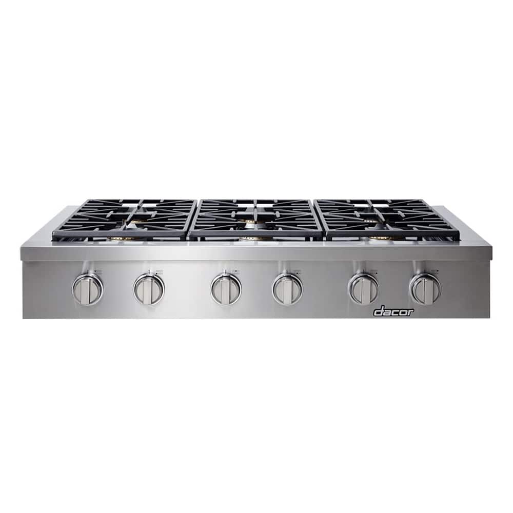 Best Buy Dacor Professional 48" BuiltIn Gas Cooktop with 6 burners