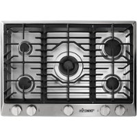 Dacor - Heritage 30" Built-In Gas Cooktop - Stainless steel - Front_Zoom