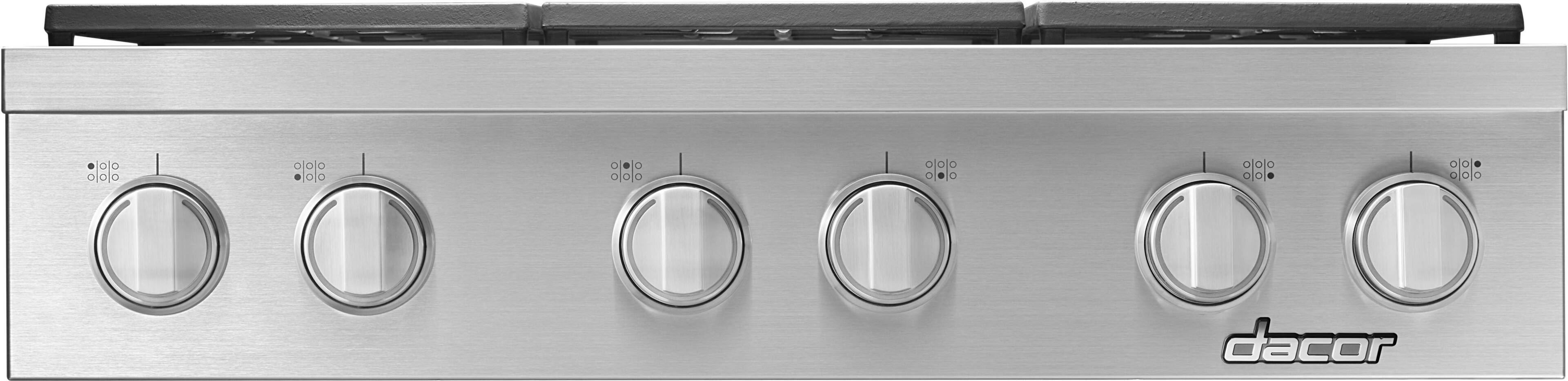 Best Buy Dacor Professional 36 Built In Gas Cooktop With 6 Burners   6234177cv13d 