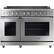 Front. Dacor - Professional 8.0 Cu. Ft. Self-Cleaning Freestanding Double Oven Gas Convection Range with 6 burners, LP, High Altitude.