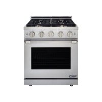 Dacor - Professional 5.2 Cu. Ft. Self-Cleaning Freestanding Gas Convection Range with 4 burners, NG - Stainless steel - Front_Zoom