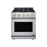 Dacor - 5.2 Cu. Ft. Self-Cleaning Freestanding Gas Convection Range - Stainless steel - Front_Zoom
