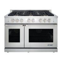 Dacor - Professional 8.0 Cu. Ft. Self-Cleaning Freestanding Double Oven Gas Convection Range with 6 burners, LP - Stainless steel - Front_Zoom