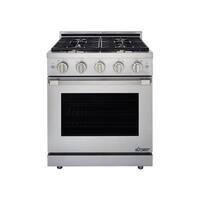 Dacor - 5.2 Cu. Ft. Self-Cleaning Freestanding Gas Convection Range - Stainless steel - Front_Zoom