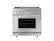 Alt View 11. Dacor - Professional 5.2 Cu. Ft. Self-Cleaning Freestanding Gas Convection Range with 6 burners, NG - Stainless Steel.
