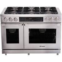 Dacor - Self-Cleaning Freestanding Double Oven Dual Fuel Convection Range - Stainless steel - Front_Zoom