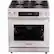 Front. Dacor - Professional 5.2 Cu. Ft. Self-Cleaning Freestanding Dual Fuel Convection Range, Natural Gas - Silver Stainless Steel.