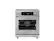 Alt View 15. Dacor - Professional 5.2 Cu. Ft. Self-Cleaning Freestanding Dual Fuel Convection Range, Natural Gas - Silver Stainless Steel.
