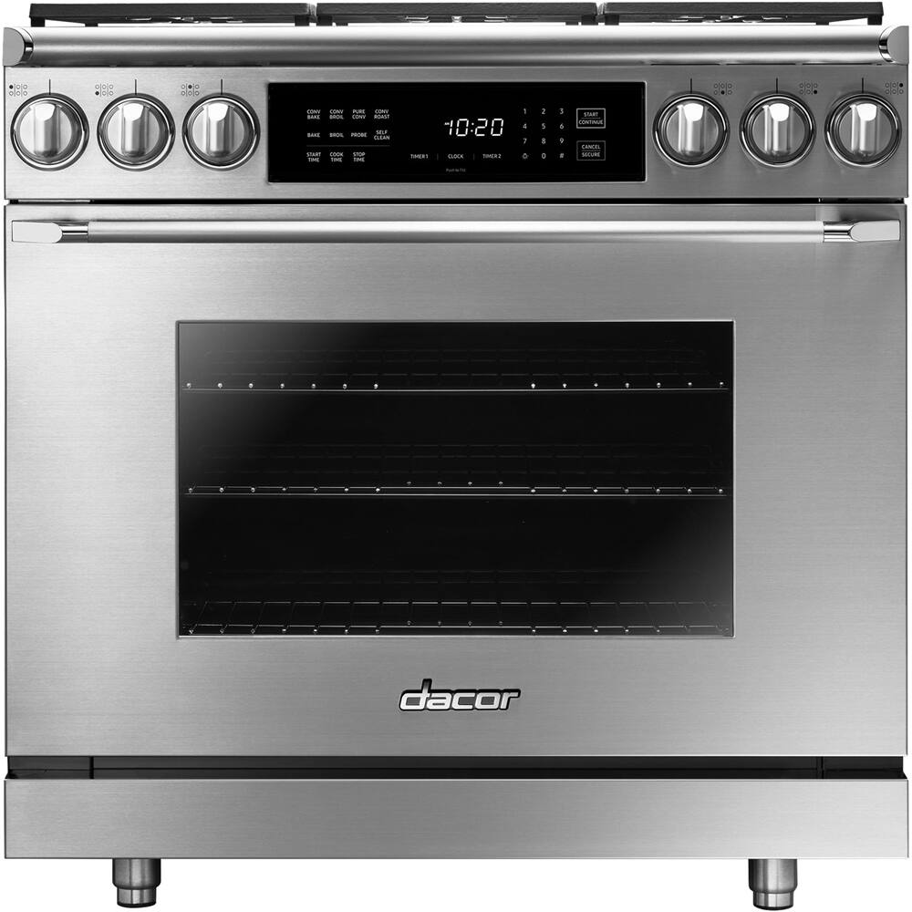 Best Buy Dacor 5.2 Cu. Ft. SelfCleaning Freestanding Dual Fuel