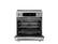 Alt View 15. Dacor - Professional 5.2 Cu. Ft. Self-Cleaning Freestanding Dual Fuel Convection Range, Liquid Propane - Silver Stainless Steel.