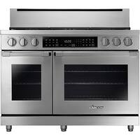 Dacor - Self-Cleaning Freestanding Double Oven Dual Fuel Convection Range - Stainless steel - Front_Zoom