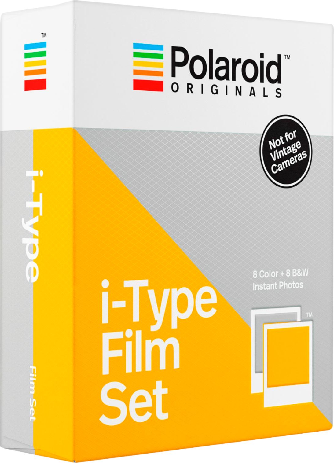 Polaroid Black & White 6001 Film for I-Type Pack of 2 8 Photos ea Total 16 