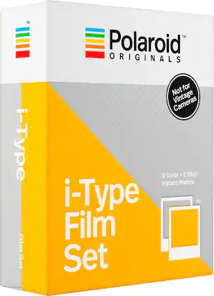 Angle. Polaroid - Color and B&W i-Type Film Set (8 + 8 Sheets).
