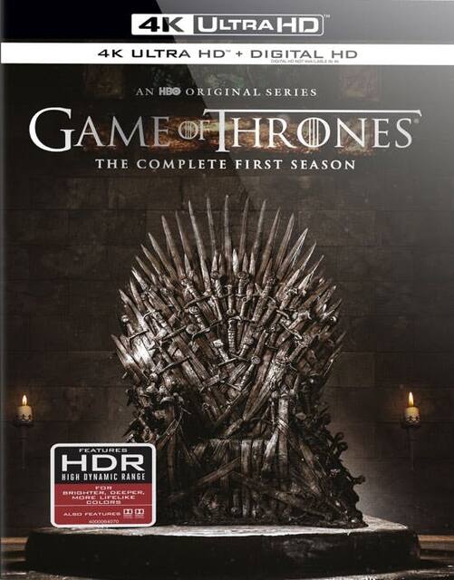 Game Of Thrones The Complete First Season 4k Ultra Hd Blu Ray
