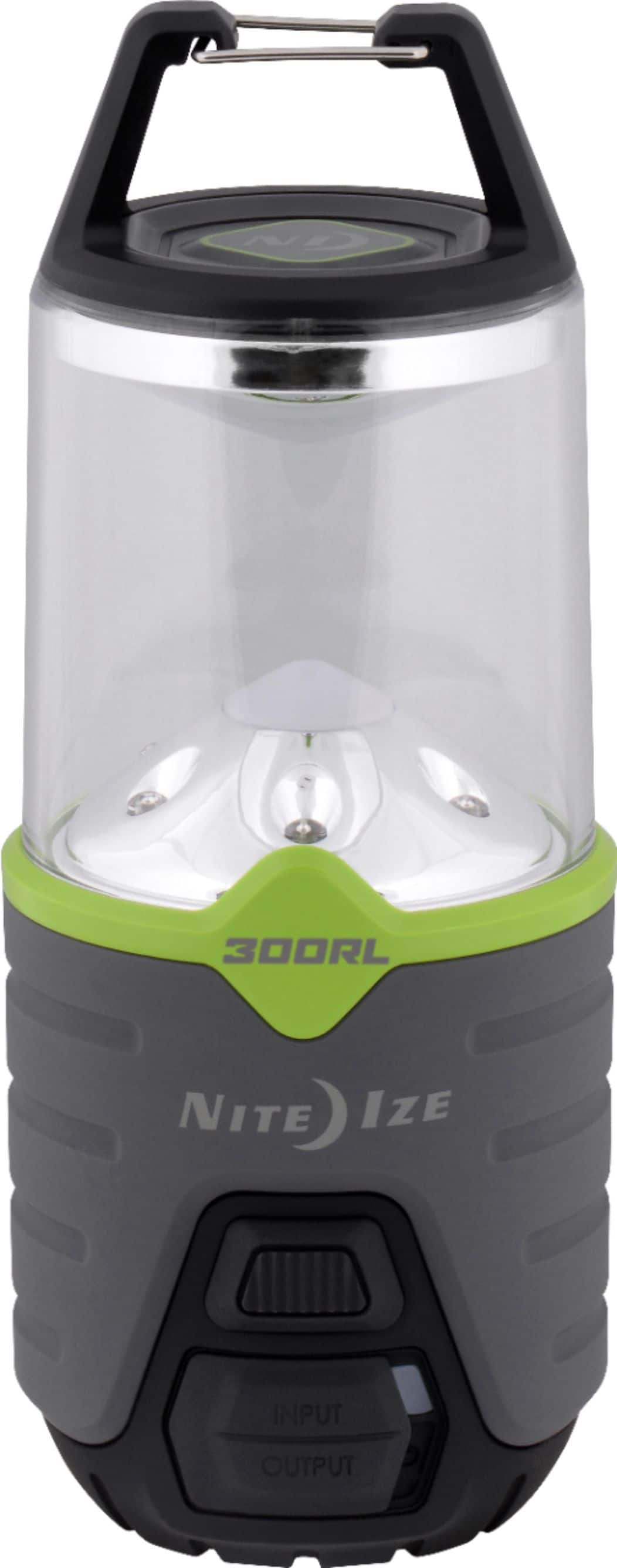 Front. Nite Ize - Radiant LED Lantern - Black/Gray/Green.