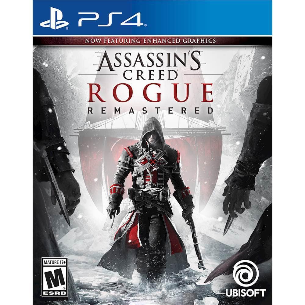 ASSASSIN'S CREED ROGUE REMASTERED PS4 PLAYSTATION 4 PAL UK CON  ITALIANO NUOVO