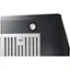 Alt View 12. Samsung - 30" Range Hood with WiFi and Bluetooth - Fingerprint Resistant Black Stainless Steel.