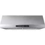 Samsung - 30 inches - Externally Vented & Recirculating - Under cabinet Range Hood - Stainless Steel