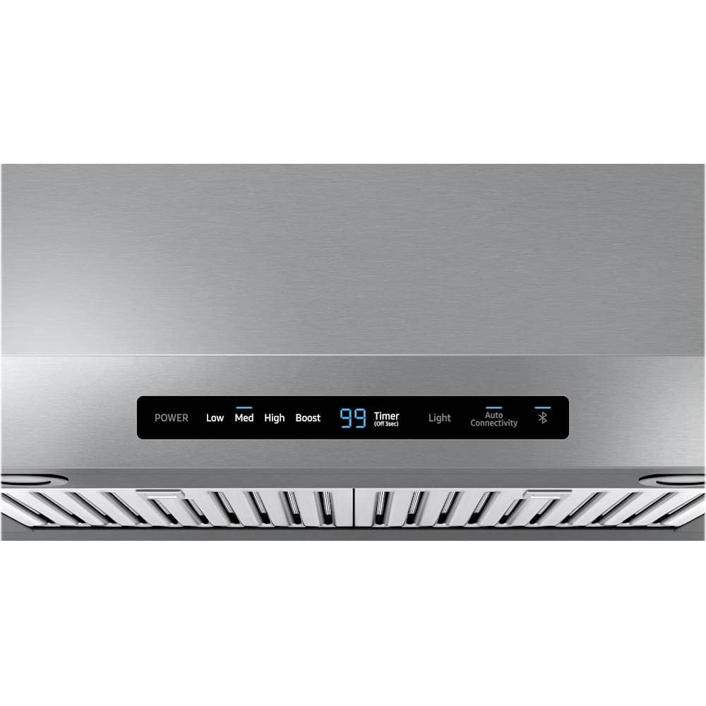 Alt View 12. Samsung - 30" Range Hood - Stainless steel.