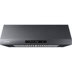 Samsung black stainless steel best sale under cabinet range hood