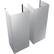 Angle. Samsung - Chimney Hood Extension Kit for Select 30" and 36" Range Hoods - Stainless Steel.