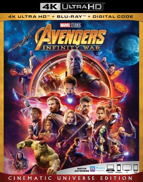 acre Tren Plausible Avengers: Infinity War [Includes Digital Copy] [4K Ultra HD  Blu-ray/Blu-ray] [2018] - Best Buy