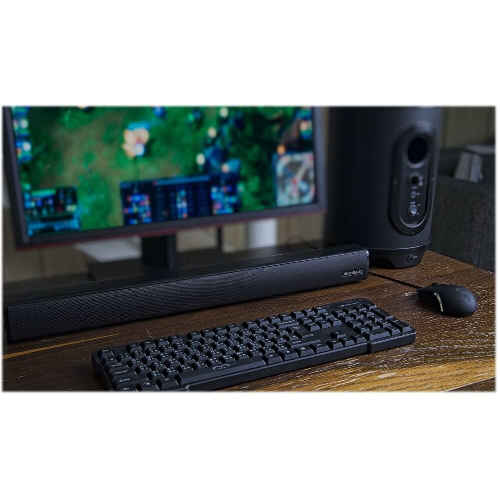 Best Buy AVerMedia SonicBlast 2.0Channel Soundbar with 40Watt