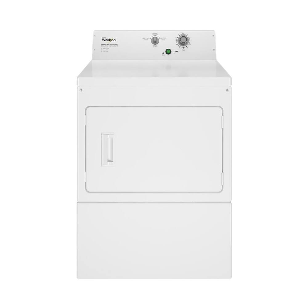 Whirlpool 7.4 Cu. Ft. 3Cycle Commercial Electric Dryer White CEM2795FQ