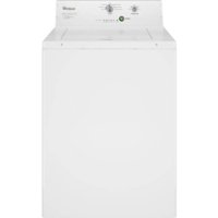 Whirlpool - 3.27 Cu. Ft. High Efficiency Top Load Washer with Deep-Water Wash System - White - Front_Zoom