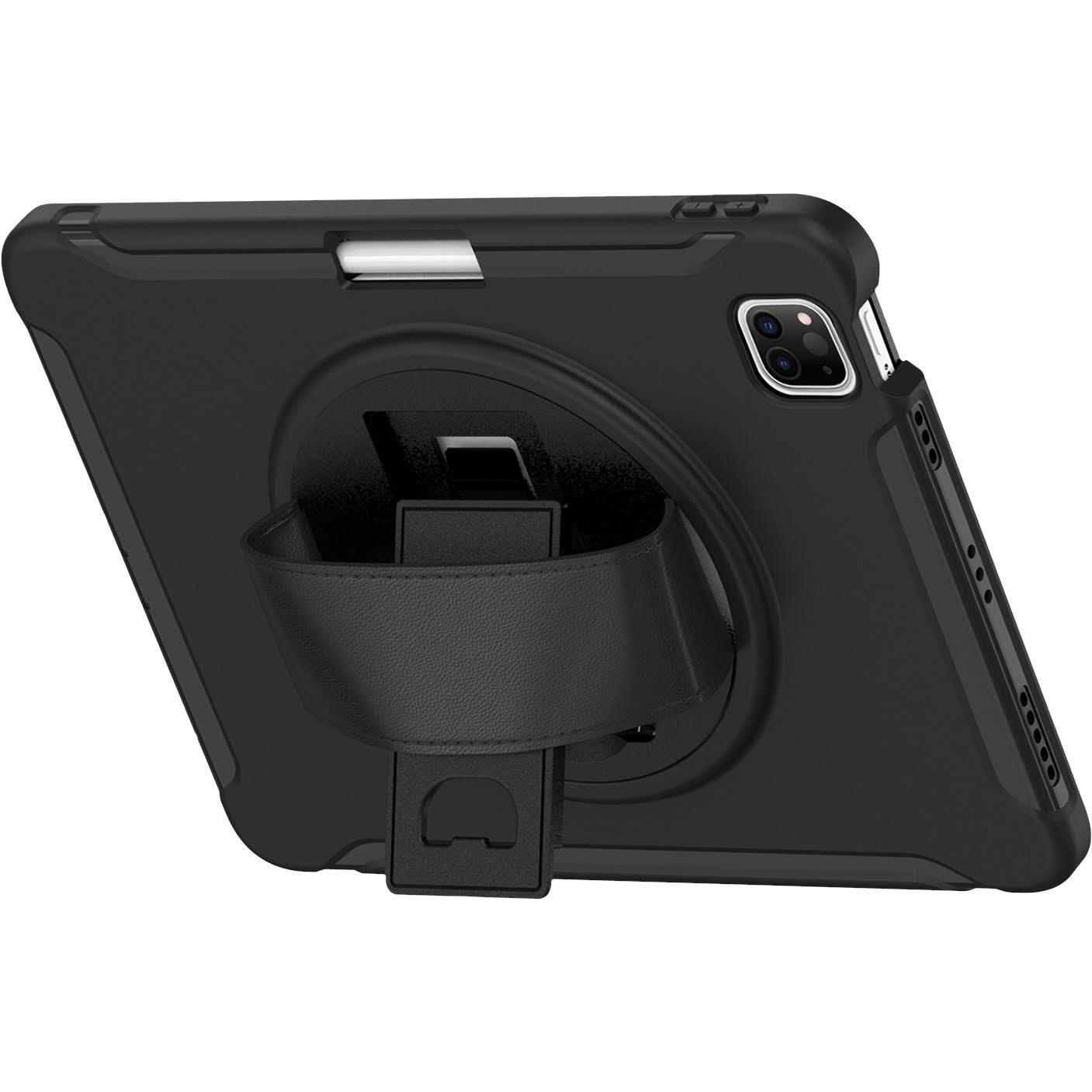 Left. SaharaCase - Raider Series Heavy Duty Hand Strap Case for Apple iPad Air 11'' M3/M2 and iPad Air 10.9'' (4th and 5th Gen) - Black.