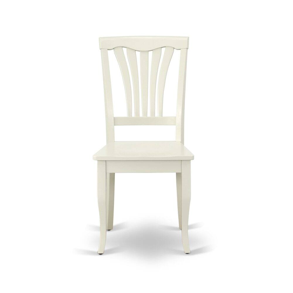 Angle. East West Furniture - East West Furniture 3 Piece Dining Table Set Includes 1 Round Pedestal Dining Table and 2 Linen White Dinning Room - Multi-Color.